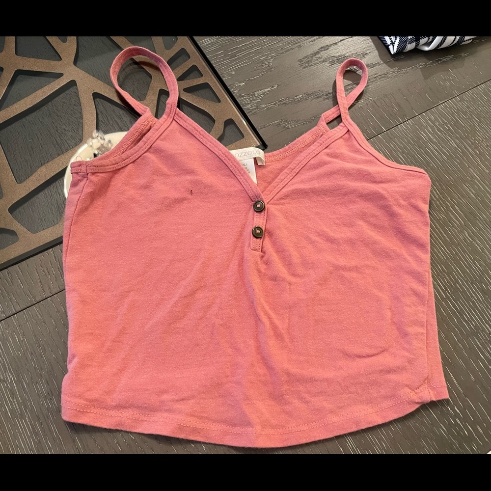 Pink crop top